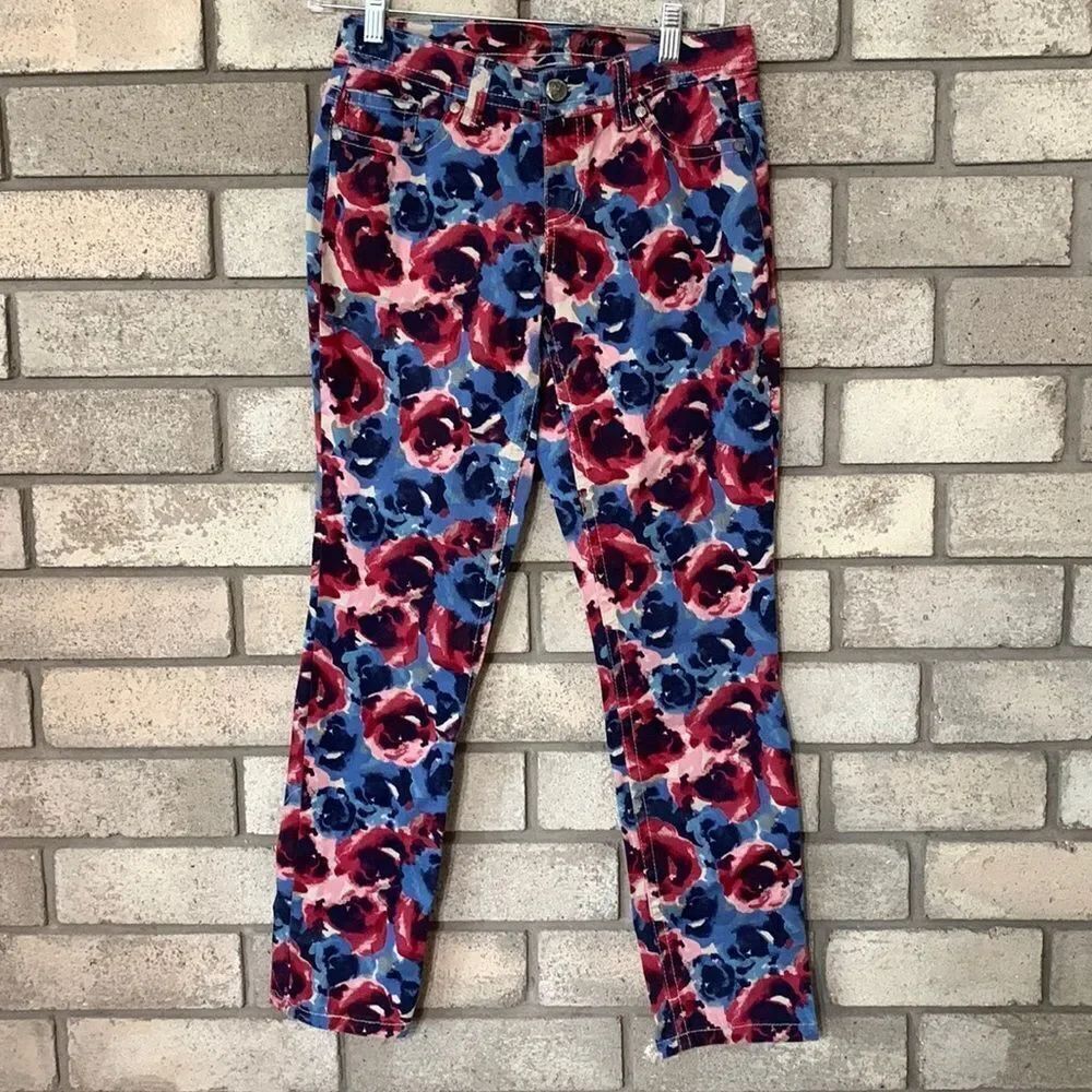 3for$20 floral jeans size 4p